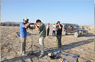 新疆地区干盐滩铀矿矿脉探查