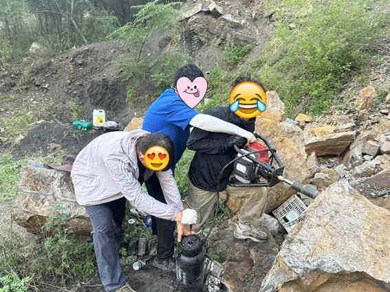 关于背包式地质钻机交付培训